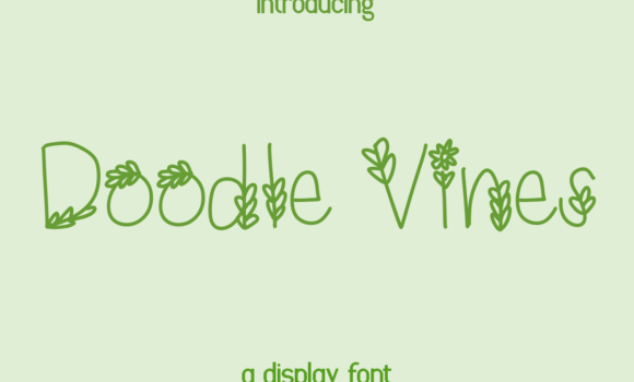 Doodle Vines Font - Featured Image