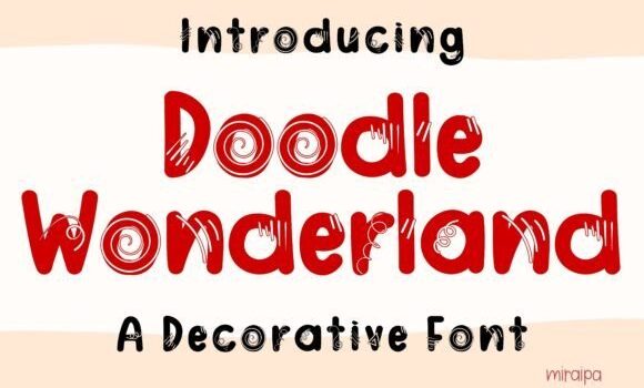 Doodle Wonderland Font - Featured Image