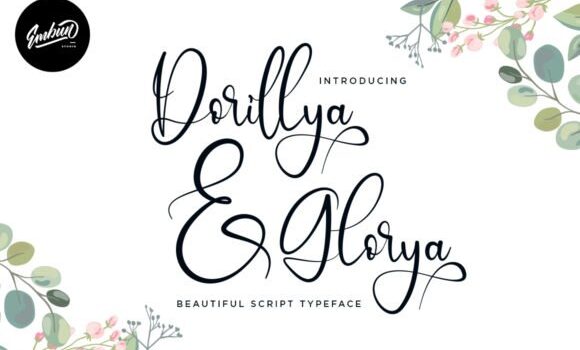 Dorillya & Glorya Font - Featured Image