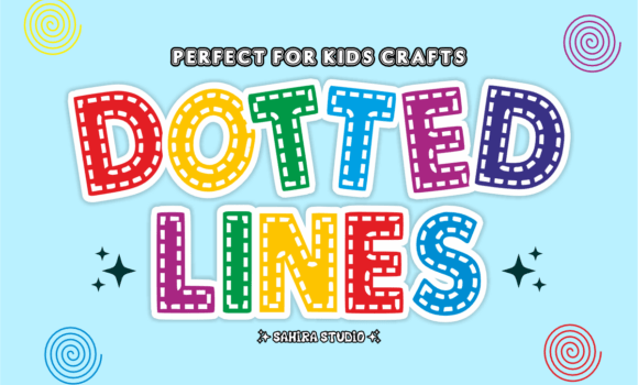 Dotted Lines Font - Featured Image