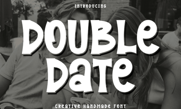 Double Date Font Fonts Free Download Double Date Font - Featured Image