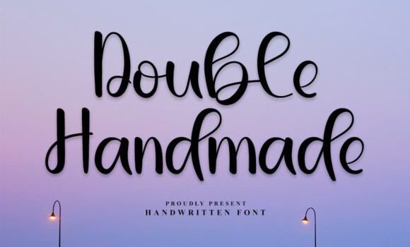 Double Handmade Font Fonts Free Download Double Handmade Font - Featured Image