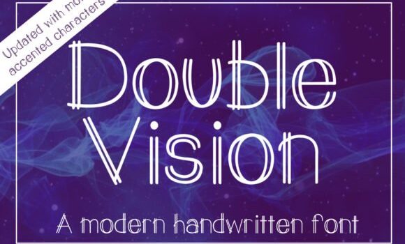 Double Vision Font - Featured Image