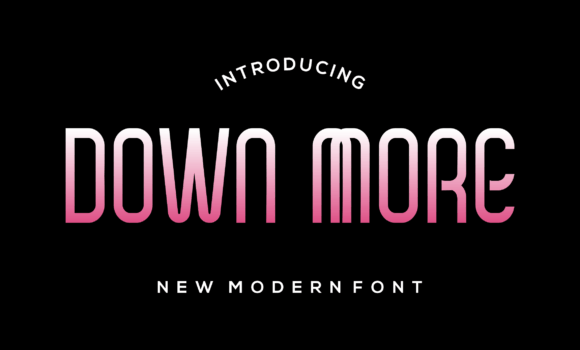 Down More Font Fonts Free Download Down More Font - Featured Image