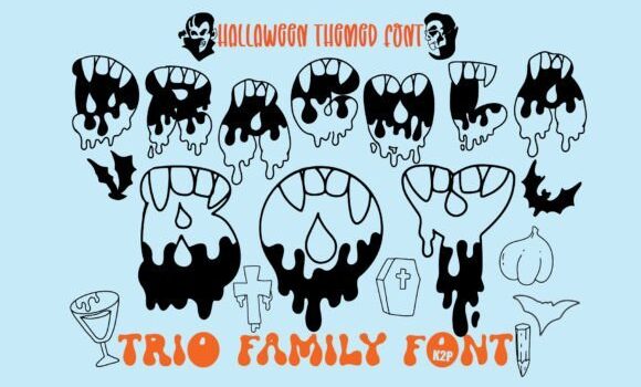Dracula Boy Font - Featured Image