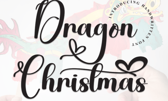 Dragon Christmas Font - Featured Image