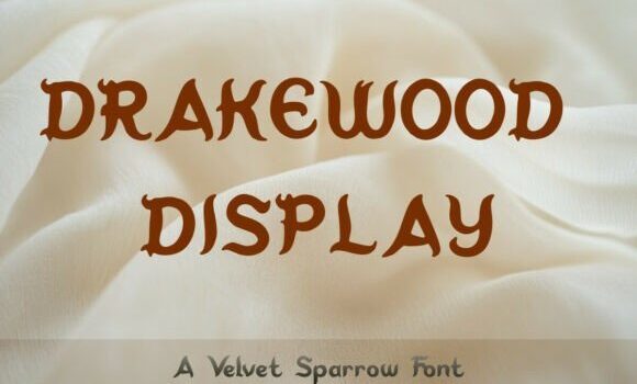 Drakewood Display Font - Featured Image