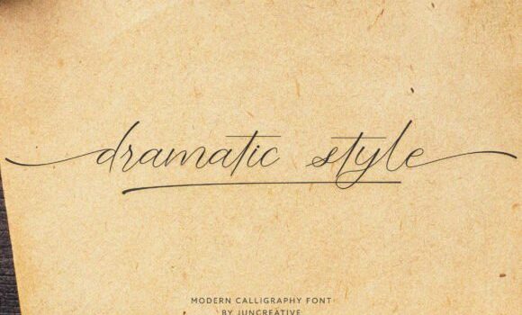 Dramatic Style Font - Featured Image