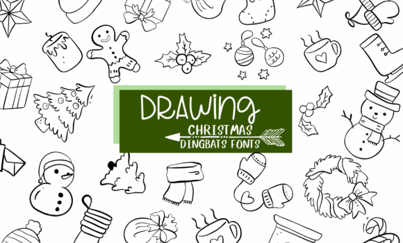 Drawing Christmas Font - Featured Image
