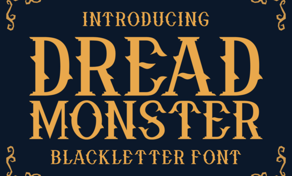 Dread Monster Font - Featured Image