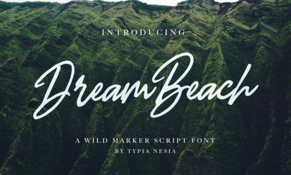 Dream Beach Font - Featured Image