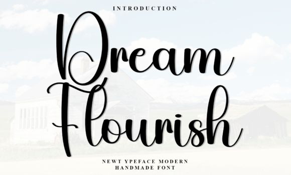 Dream Flourish Font - Featured Image