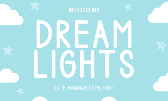 Dream Lights Font - Featured Image