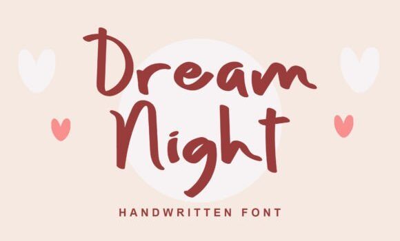 Dream Night Font Fonts Free Download Dream Night Font - Featured Image