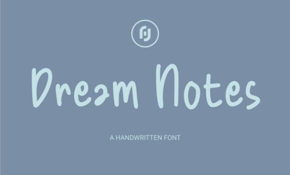Dream Notes Font - Featured Image