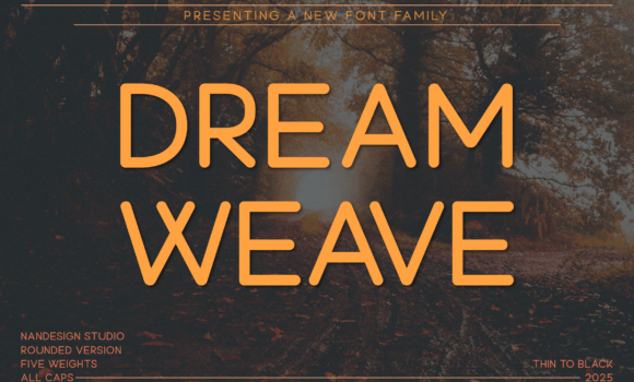 Dream Weave Rounded Font - Featured Image