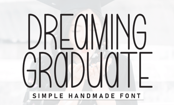 Dreaming Graduate Font - Featured Image
