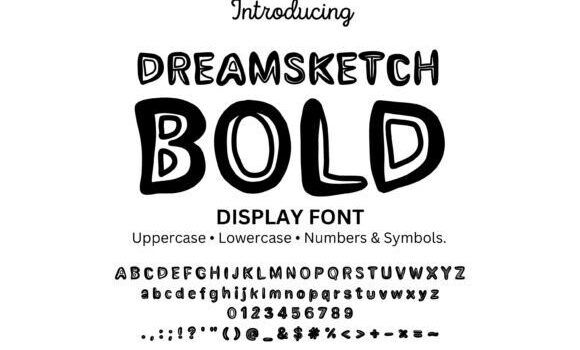 Dreamsketch Bold Font - Featured Image