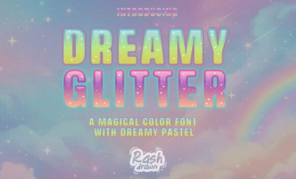 Dreamy Glitter Font - Featured Image