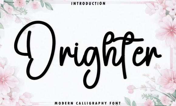 Drighter Font - Featured Image