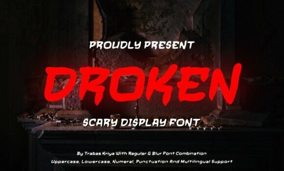 Droken Font Fonts Free Download Droken Font - Featured Image
