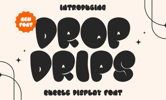 Drop Drips Font - Featured Image