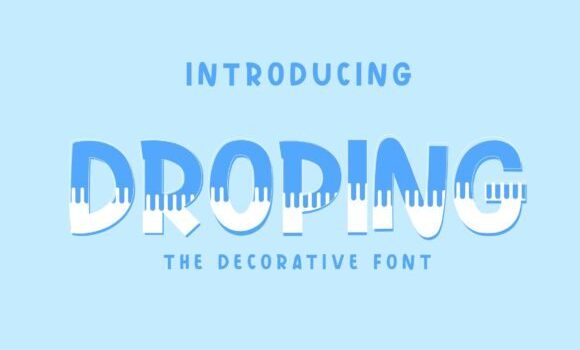 Droping Font - Featured Image