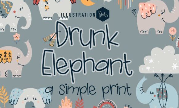 Drunk Elephant Font - Featured Image