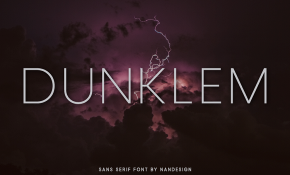Dunklem Font - Featured Image