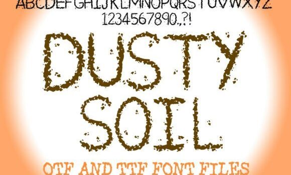 Dusty Soil Font - Featured Image