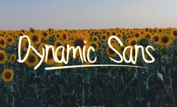 Dynamic Sans Font - Featured Image