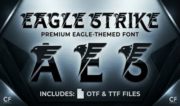 Eagle Strike Font - Featured Image