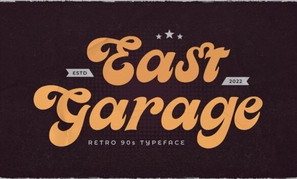 East Garage Font Fonts Free Download