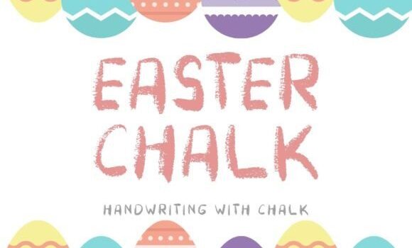 Easter Chalk Font - Featured Image
