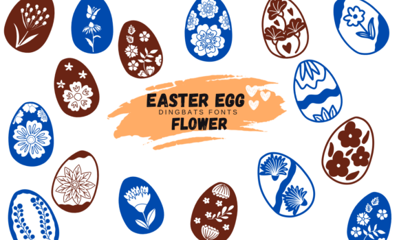Easter Egg Flower Font - Featured Image