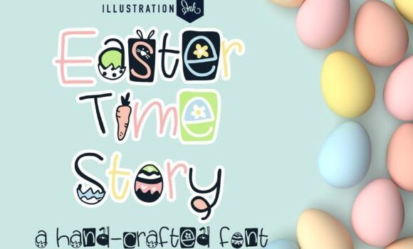 Easter Time Story Font Fonts Free Download Easter Time Story Font - Featured Image