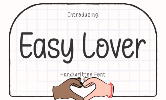 Easy Lover Font - Featured Image