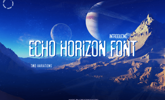 Echo Horizon Font Fonts Free Download Echo Horizon Font - Featured Image