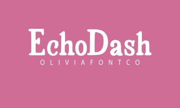 Echodash Font - Featured Image
