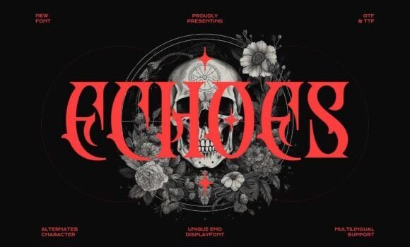 Echoes Font - Featured Image