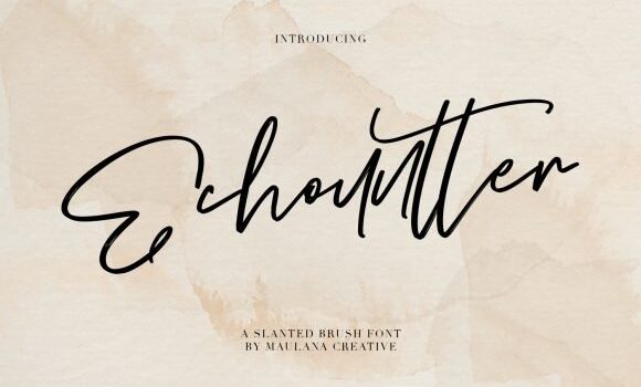 Echountter Font - Featured Image