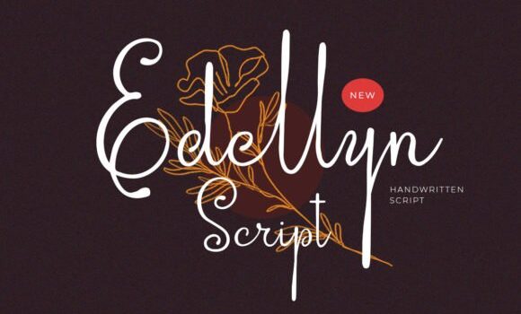 Edellyn Script Font Fonts Free Download Edellyn Script Font - Featured Image