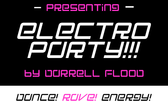 Electro Party Font - Featured Image