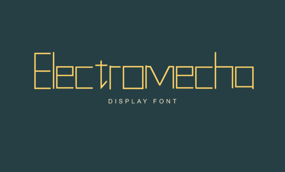 Electromecha Font Fonts Free Download Electromecha Font - Featured Image