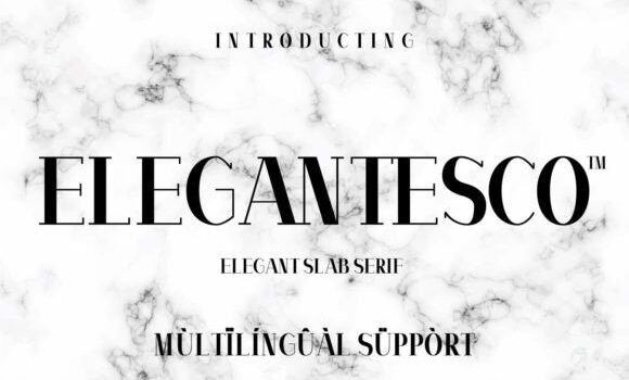 Elegantesco Font Fonts Free Download Elegantesco Font - Featured Image