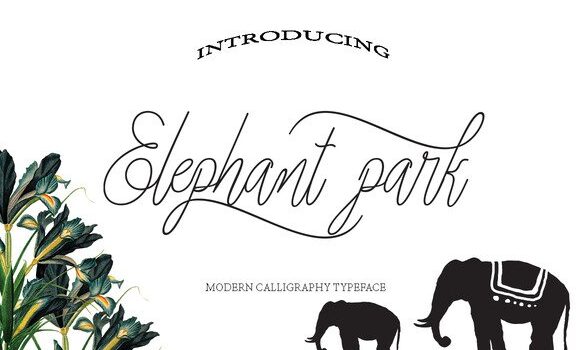 Elephant Park Font Fonts Free Download Elephant Park Font - Featured Image