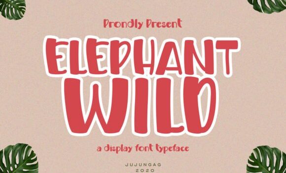 Elephant Wild Font - Featured Image