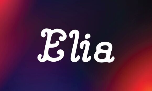Elia Font Fonts Free Download Elia Font - Featured Image