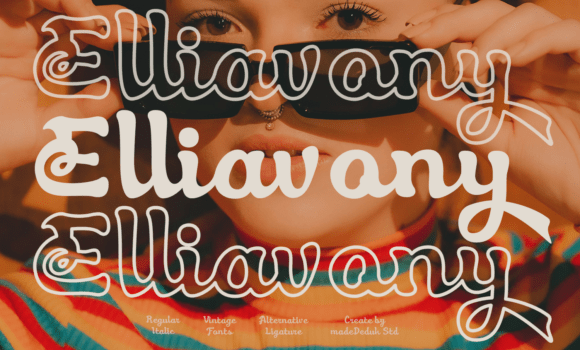 Eliavony Font Fonts Free Download Eliavony Font - Featured Image