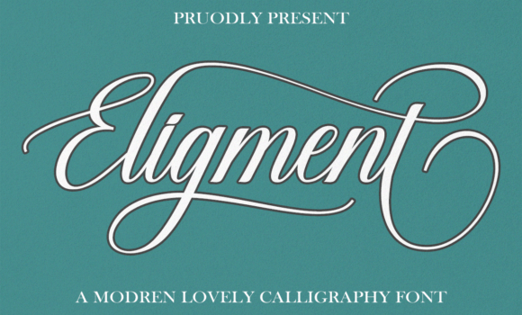 Eligment Font - Featured Image